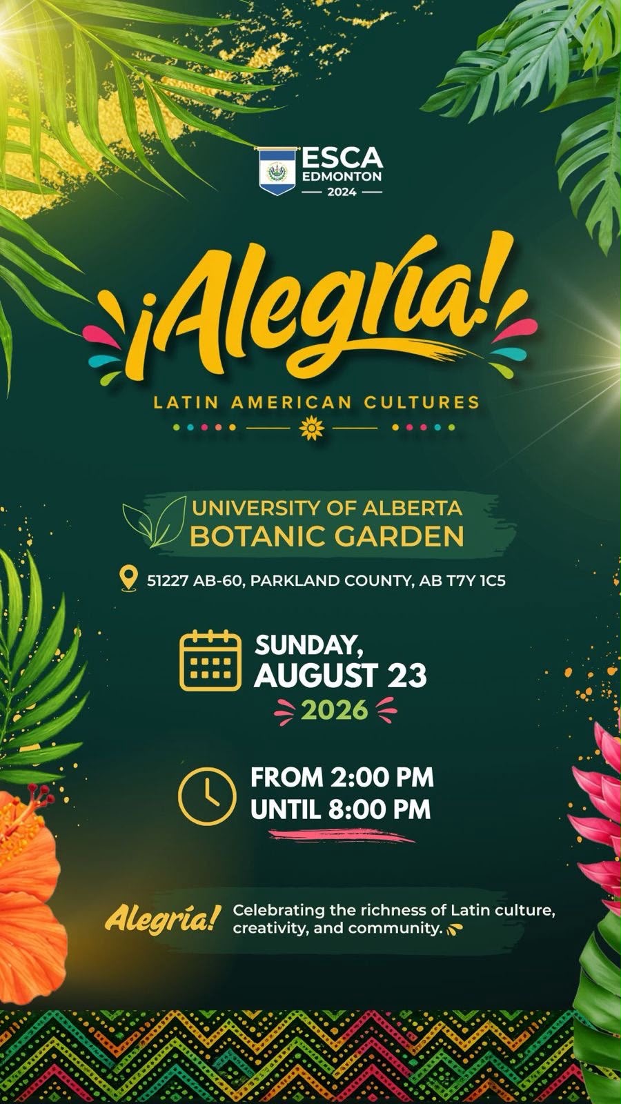 Alegría, Latin American Cultures